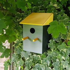 20200726_162221.jpg Free STL file Eco Friendly Customisable Bird Box for Gardens, Balconies, Walls and More | By Collins Creations 3D・3D printable design to download