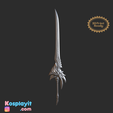 <1 Vay Ready Kosplayit Og Rotel Elsword - Elesis Blazing Heart Sword Digital 3D Model
