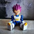 vegeta_ultra_ego_ez3dtoys_final_image_012.jpg Archivo STL Vegeta Ultra Ego, Articulate Action Toy - NO support needed・Modelo de impresora 3D para descargar