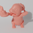 char model3 1.png STL file Charmander evolution pack (9 models, 3 positions each evolution)・3D print design to download