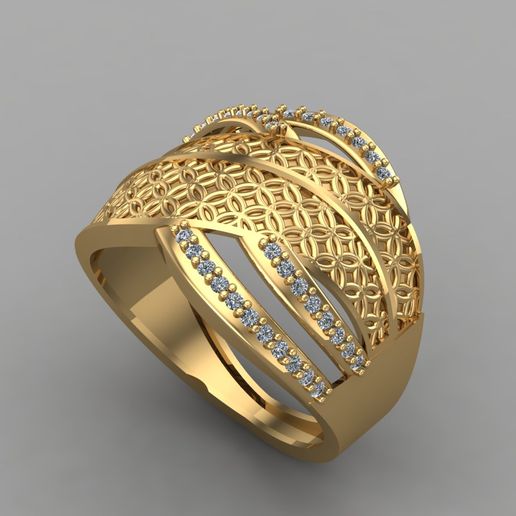 Women Ring 3DM Womens Ring 3d models 3D print model 3D print model 3D model