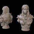 Desktop_002.jpg Busto Guerrero de Fantasía 2 High Poly para impresión 3D