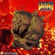 caco-toy1.jpg CACODEMON - DOOM CHIBI KEYCHAIN