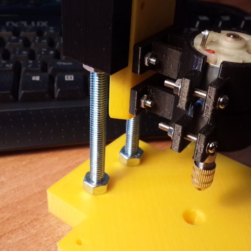 Mini Drill Press for PCB Drill 3D model