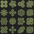 Industrial-Gears-Bundle0001.jpg Industrial Gears Bundle | 16 Mechanical Cogwheel STL SVG Designs