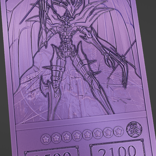 evil hero malicious fiend - yugioh STL File for Cults