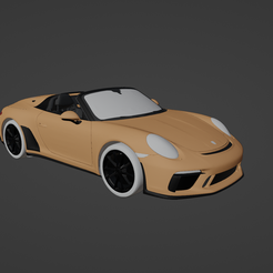 1.png STL file Porsche 911 Speedster・Template to download and 3D print
