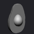4.png Avocado - half and full