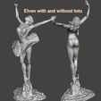 tutu.jpg Descargar archivo STL gratis Ballet élfico Serie 2 - por SPARX・Modelo para la impresora 3D