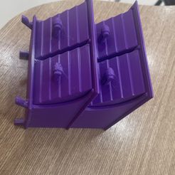 IMG_9991-1.jpg Free STL file fancy-art-deco-styled-container-print-in-place REMIX・3D print design to download