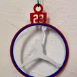 f4fb1b08-3310-4d4d-9ba4-78b92d216a79.webp Michael Jordan 23 Christmas Ornament