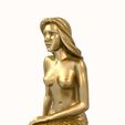 Mermaid_0010005.jpg Archivo STL Escultura de la sirena・Diseño de impresora 3D para descargar, FORMBYTE