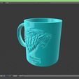 3.3.jpg Download STL file Game Of Thrones Stark Coffee Mug • 3D print design, SimaDesign