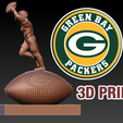 ghgh.png NFL - Green Bay Packers football mascot statue destop