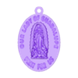 medalla Guadalupe Zbrush FINAL.OBJ medal of the virgin of Guadalupe (resin) - medal of the virgin of Guadalupe (resin)