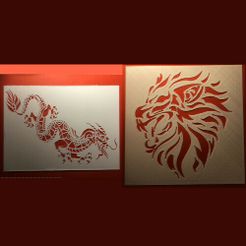 Dragon_2in1.jpg 3D file DIY T-shirt painting (Dragon 2in1)・3D printer design to download, meteoGRID