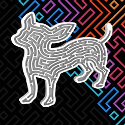 chihuahua-maze.jpg 3D MAZE CHIHUAHUA LABYRINTH
