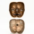 0012.jpg Japanese Dual Noh Mask toy