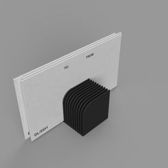 Render-01.jpg Файл STL Post It 034A | 62 x 62 x 62 мм・Модель 3D-принтера для загрузки, PrintingSupports