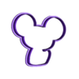 mouse 4inches.stl 5 sizes - Mouse Animal Cookie Cutter - SHARP cutting edges - So Versatile!