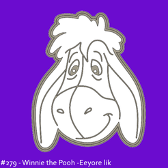 vini-pu-iar.png STL file Eeyore Winnie the Pooh - Cookie cutter・3D printing template to download