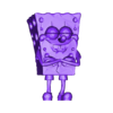 SpongeBob SquarePants Low Poly Figurine.obj SpongeBob SquarePants Low Poly Figurine – 3D Print STL | Geometric Cartoon Sculpture