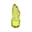 model.png plant and cacti (3)  CUTTER AND STAMP, COOKIE CUTTER, FORM STAMP, COOKIE CUTTER, FORM