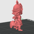 5.png Lord Kartikeya (Murugan) Chibi Style | 3D Printable STL File | Hindu God of War with Peacock | FDM & Resin Ready (Unsupported)