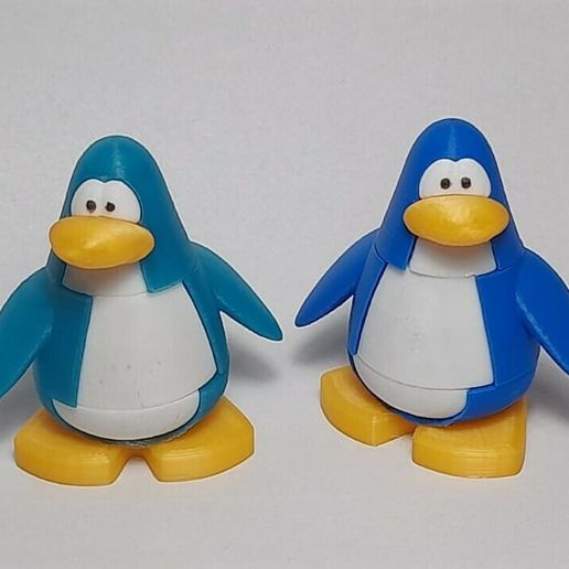 🐧 MixN'Match - Club Penguin for Single Extrusion・ STL File for