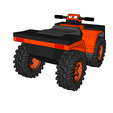3.png ATV CAR TRAIN RAIL FOUR CYCLE MOTORCYCLE VEHICLE ROAD 3D MODEL 2