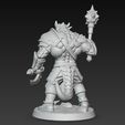 Draconic-blue-ab.jpg Soldat draconique (hache), Personnalisé Fantasy / D&D Miniature