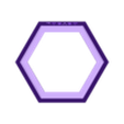 ostsol.stl BASES CON NOMBRE PARA HEXBASES MODULARES O