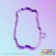 1124_cutter.png CUTE FUNNY LLAMA COOKIE CUTTER MOLD