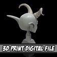horn_10_digital_02.jpg Horn Style 10 - 3D Model Print File for Costume and Cosplay Accessories