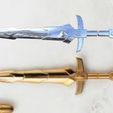 swordlibra2.jpg Libra Gold Saint weapons from Saint Seiya 3D print model