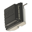 Battery_Holder_v5_2.png Rev Robotics Expansion Hub Mount and Battery Holder
