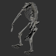 Arctodus-skeleton-matcap-3.png Arctodus simus - short faced bear skeleton 3D print model