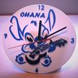1.jpg Stitch wall clock with guitar