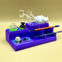 IMG_4217-1.jpg STL file Chilltek Station / Dab Tool Organizer・3D printer model to download