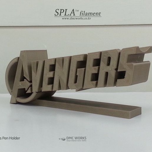 avenger_2_display_large.jpg Free STL file Avengers Pen Holder・3D printer design to download, Dourgurd