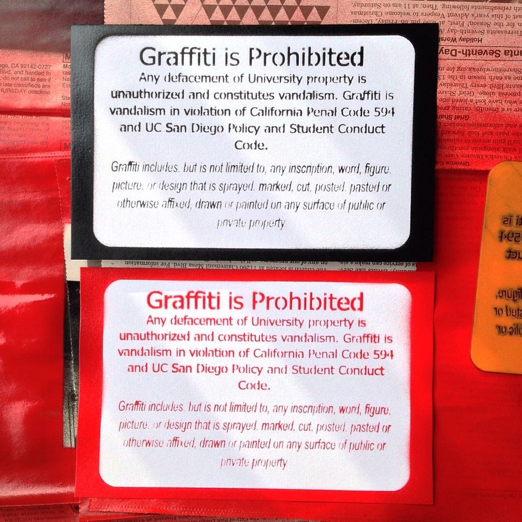 Download free STL file UCSD Graffiti Stencil • Design to 3D print ・ Cults