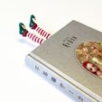 thumbnail_IMG_6401.jpg Archivo OBJ Marcador de libros de los elfos de Navidad・Modelo imprimible en 3D para descargar, Merve