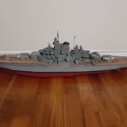 📻 RC Scale USS California BB 44・Free STL File for 3D