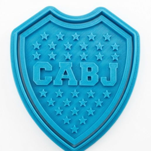 Cortante escudo de boca Jr - cookie cutter