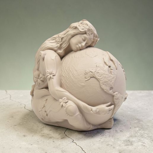 Sculpture "Mother Earth: The Vital Embrace"