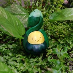 IMG_20190311_203133.jpg Free STL file Budew in pot - Roselia Roserade baby pokemon model・3D print design to download