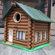 LOG CABIN BIRDHOUSE