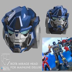 ROTB-Mirage.jpg Archivo STL Transformers Rise of the Beasts MIRAGE Cabeza para Mainline Deluxe・Design para impresora 3D para descargar
