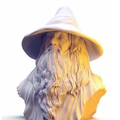 3drender.JPG Fichier STL Gandalf・Objet pour imprimante 3D à télécharger