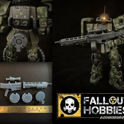 Mecha-Assault-Rifle-100.jpg 3D file 1/100 1/144 Mecha Assault Rifle・3D print object to download, FalloutHobbies